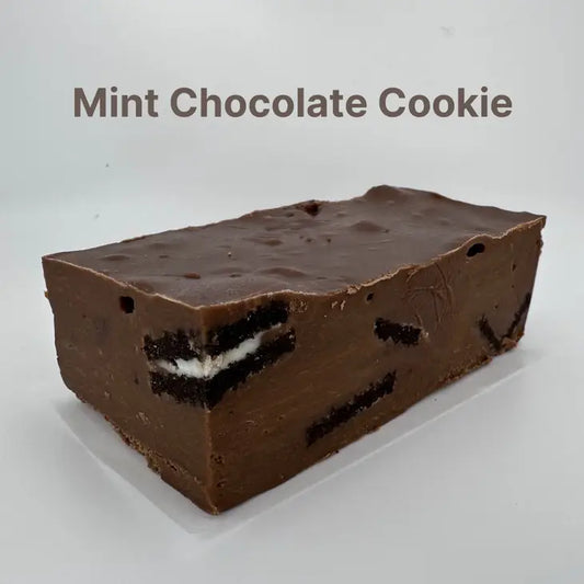 Mint Chocolate Cookie Fudge (1/4 lb Wrap)