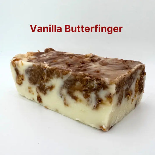 Vanilla Butterfinger Fudge (1/4 lb Wrap)