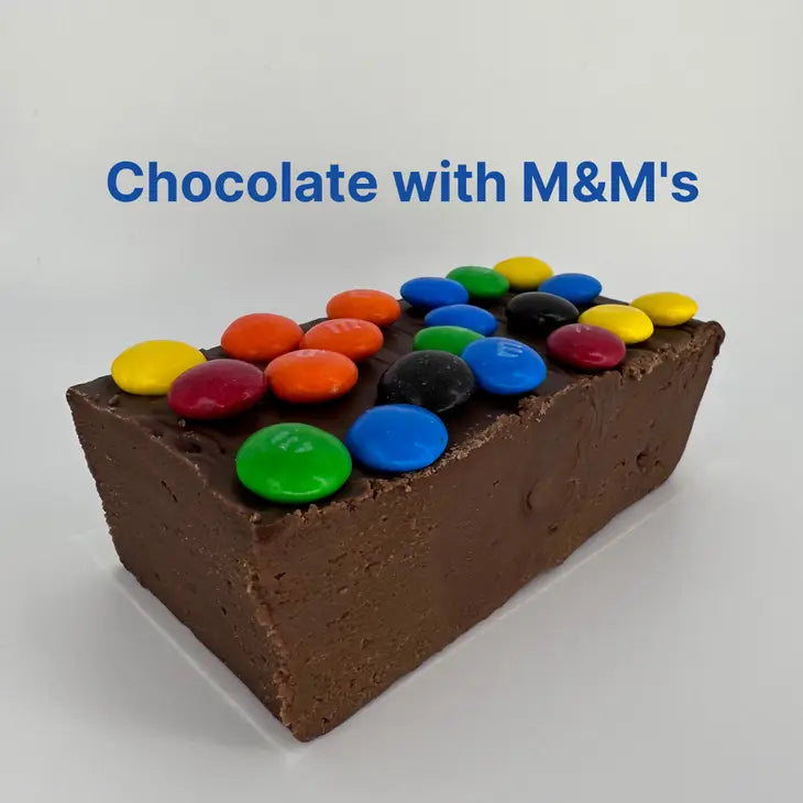 Chocolate M&M Fudge (1/4 lb Wrap)