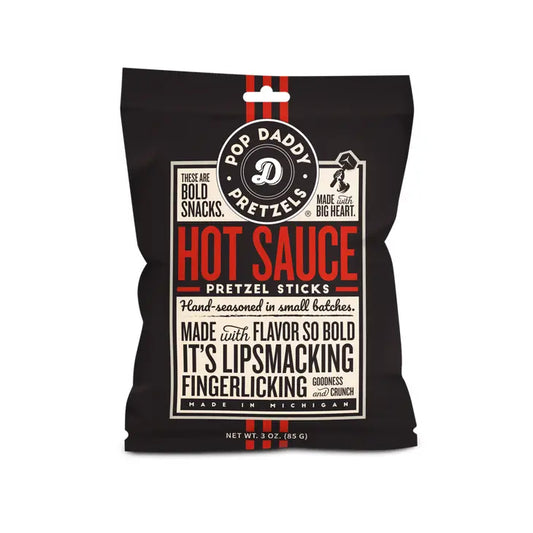 Pop Daddy – Hot Sauce Seasoned Pretzels 3.0oz