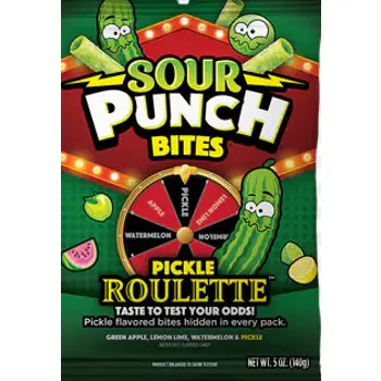 Sour Punch Bites Pickle Roulette